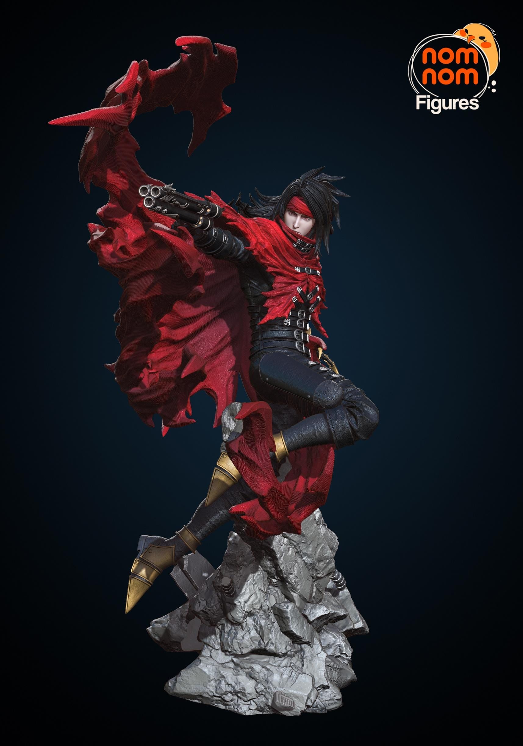 Vincent Valentine Statue | Final Fantasy VII Resin Model | 3D Printed Figure