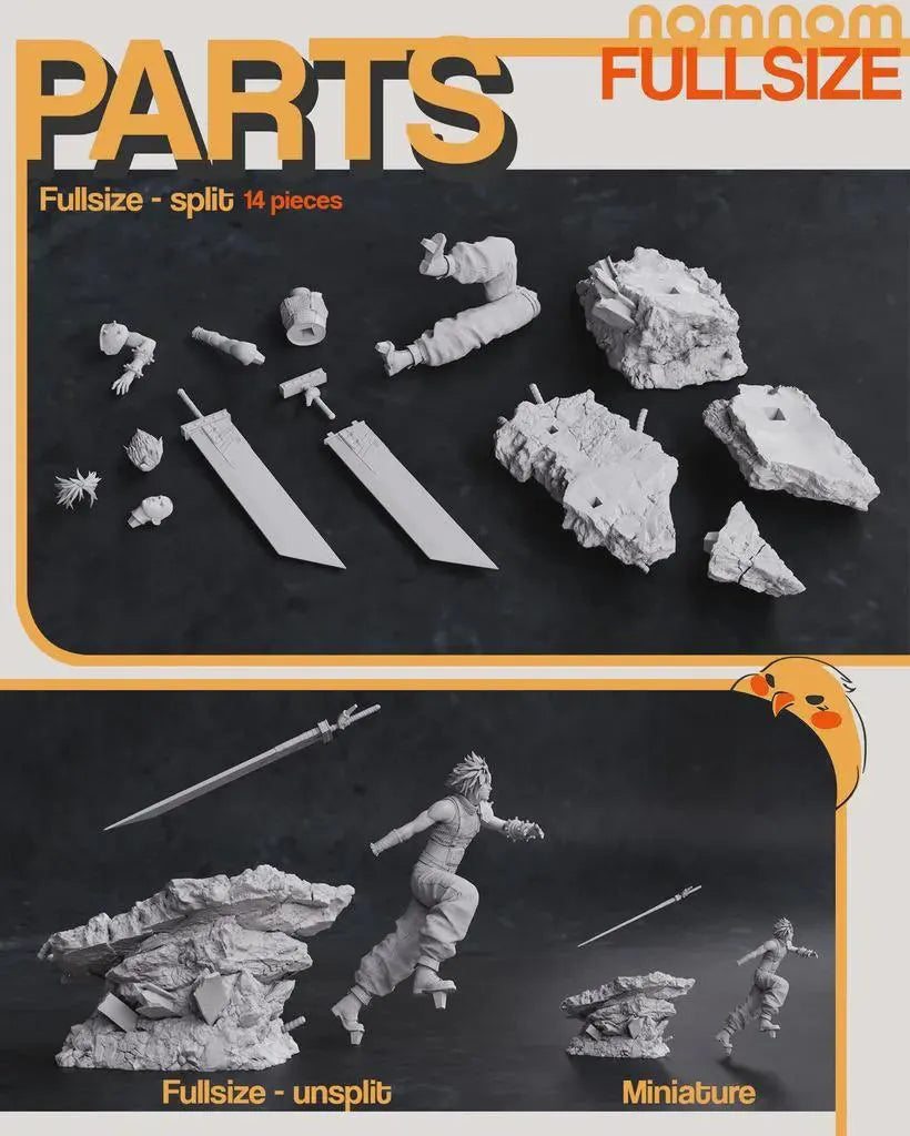 Ultimate Final Fantasy VII Mega-Bundle | 10-Piece Professional Resin Collection | Choose Your Finish