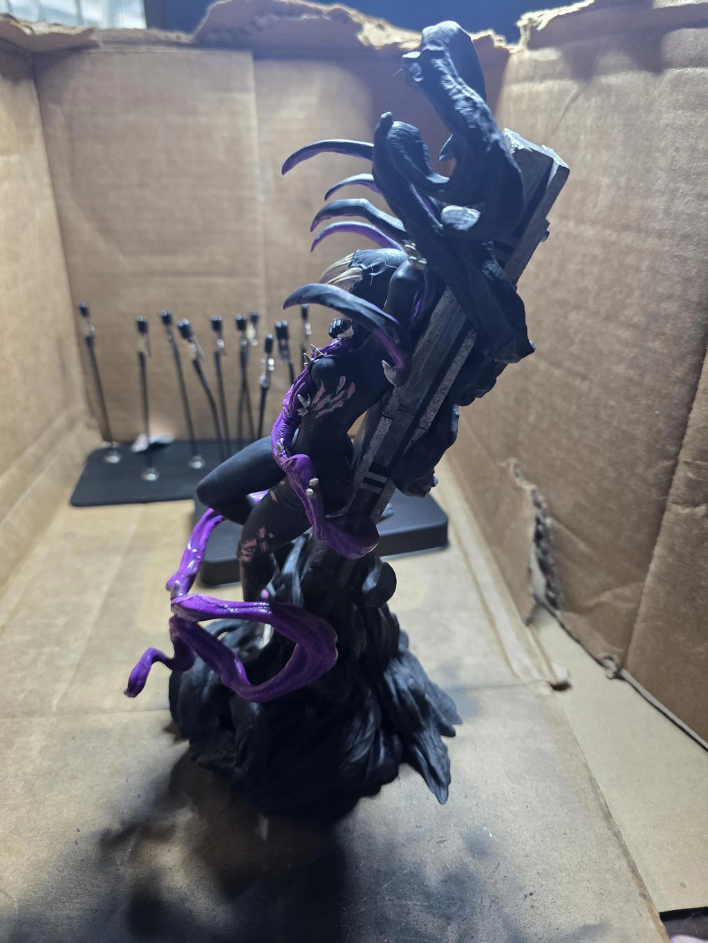 Gwenom Symbiote Anti-Heroine Statue | Unpainted Resin Figure Garage Kit (1/10 Scale)