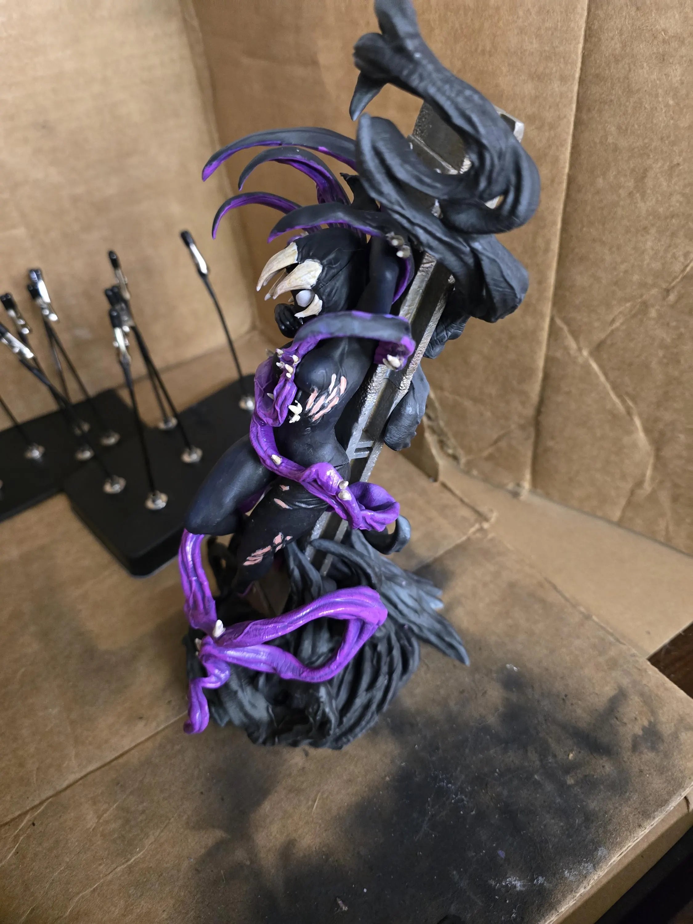 Gwenom Symbiote Anti-Heroine Statue | Unpainted Resin Figure Garage Kit (1/10 Scale)