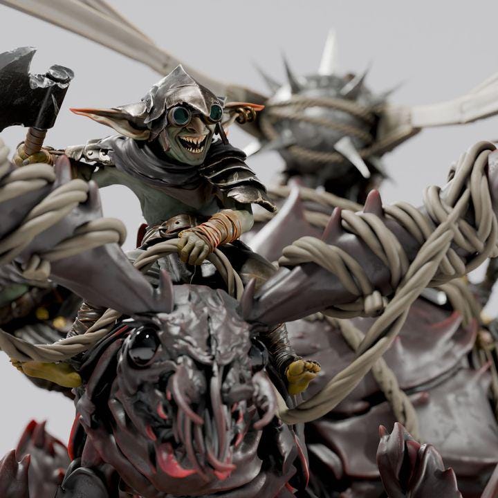 Goblin Siege Crawler Titan – Massive Behemoth 130mm Base | Crooked Crowns