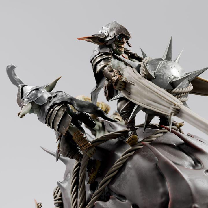 Goblin Siege Crawler Titan – Massive Behemoth 130mm Base | Crooked Crowns