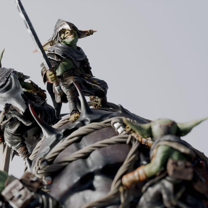 Goblin Siege Crawler Titan – Massive Behemoth 130mm Base | Crooked Crowns