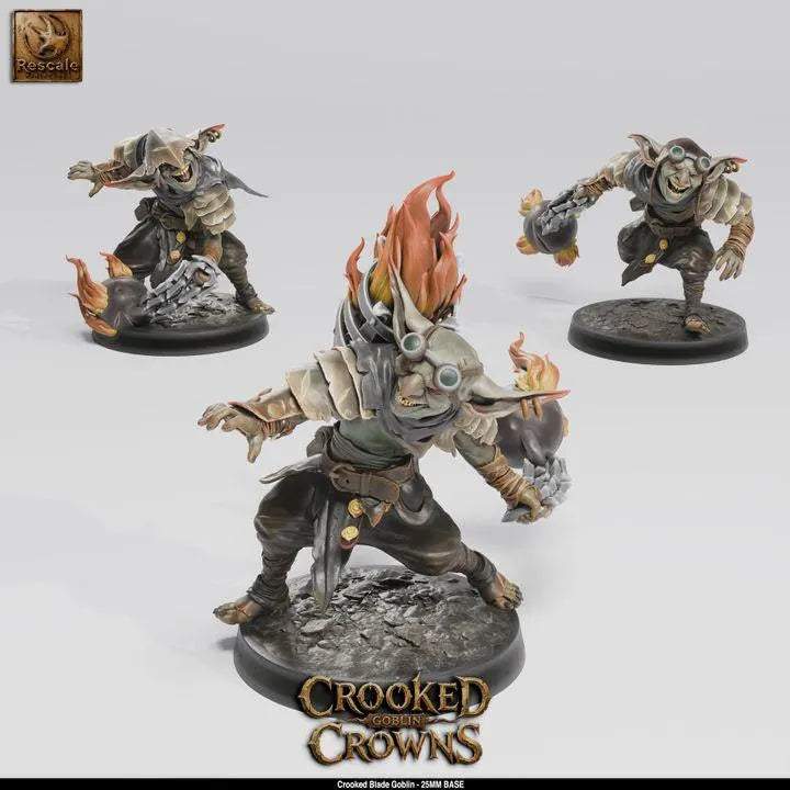 Goblin Skirmishers Warband – 25mm Base Horde | Crooked Crowns