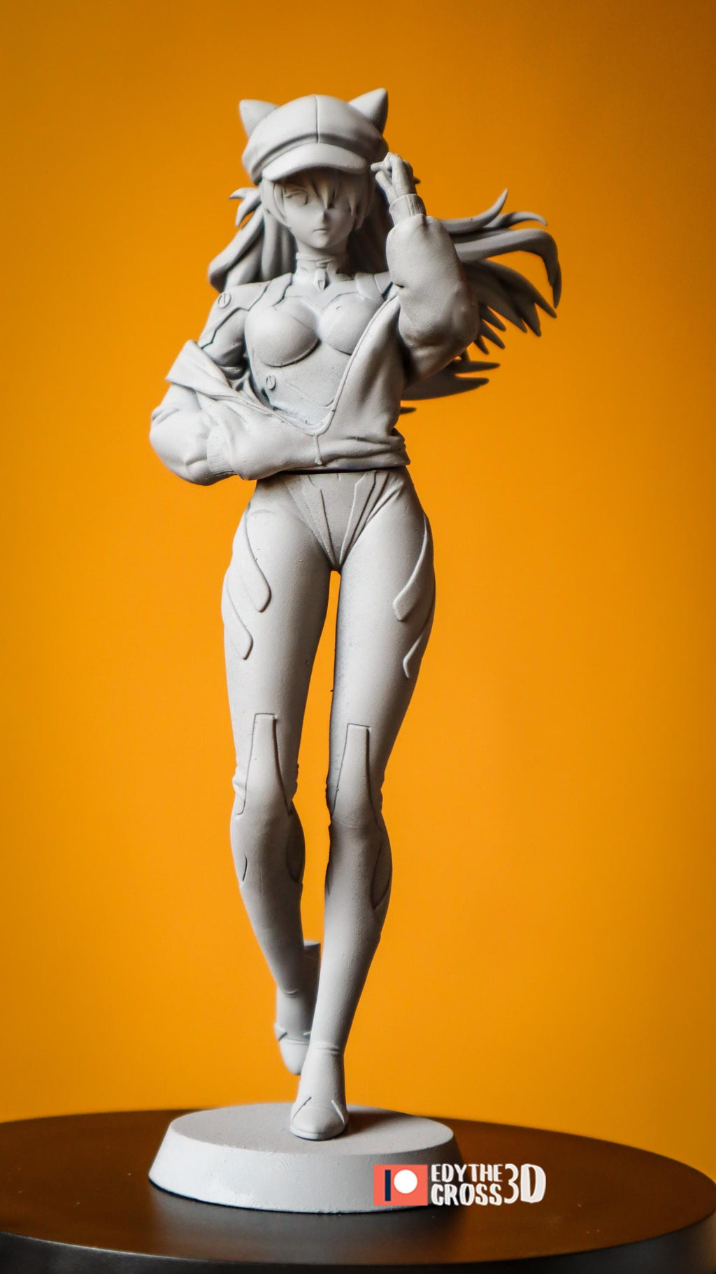 Asuka Langley Soryu Eva Red Plugsuit Pilot Statue Kit – 1:10 Scale Display Figure | Nomnom Figures