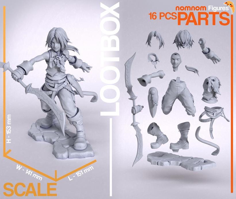 Zidane Thief Dagger Hero Statue – 1:10 Scale Display Figure | Nomnom