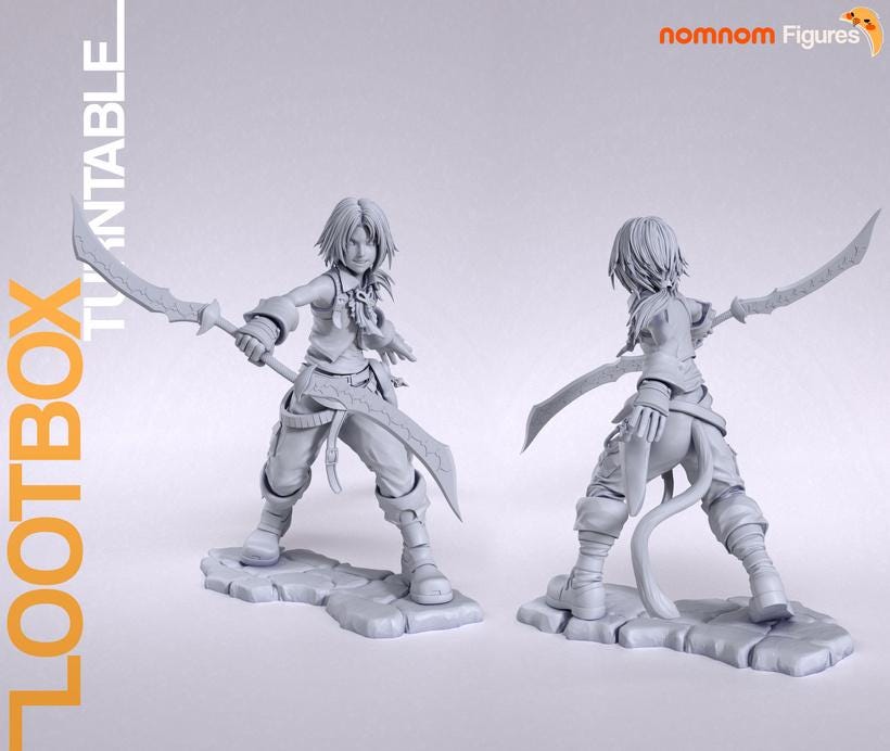 Zidane Thief Dagger Hero Statue – 1:10 Scale Display Figure | Nomnom