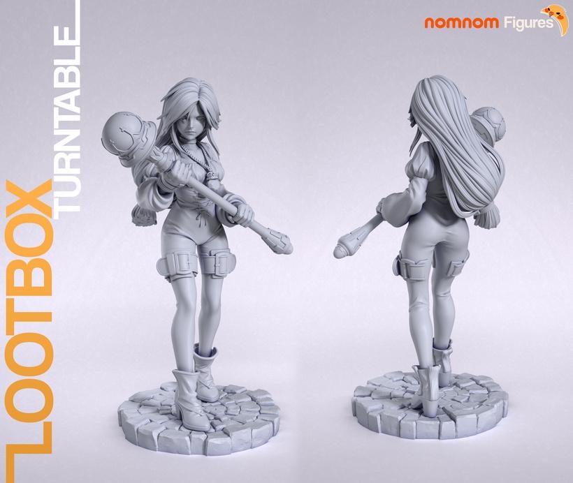 Prinncess Garnet Summoner Royal Princess Statue – 1:10 Scale Display Figure & Mini | Nomnom