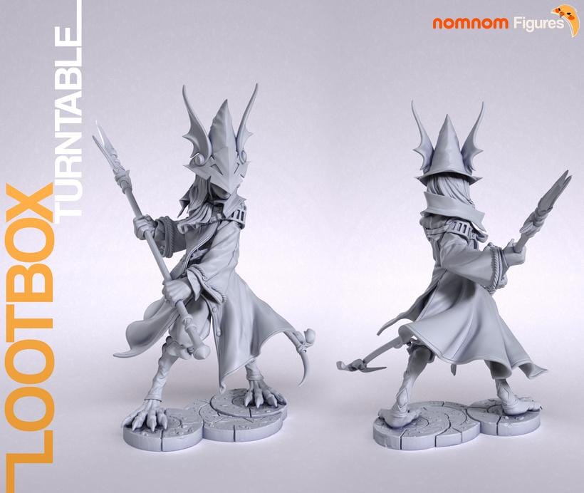 Freya- Dragon Knight Spear Statue – 1:10 Scale Display Figure & Mini | Nomnom