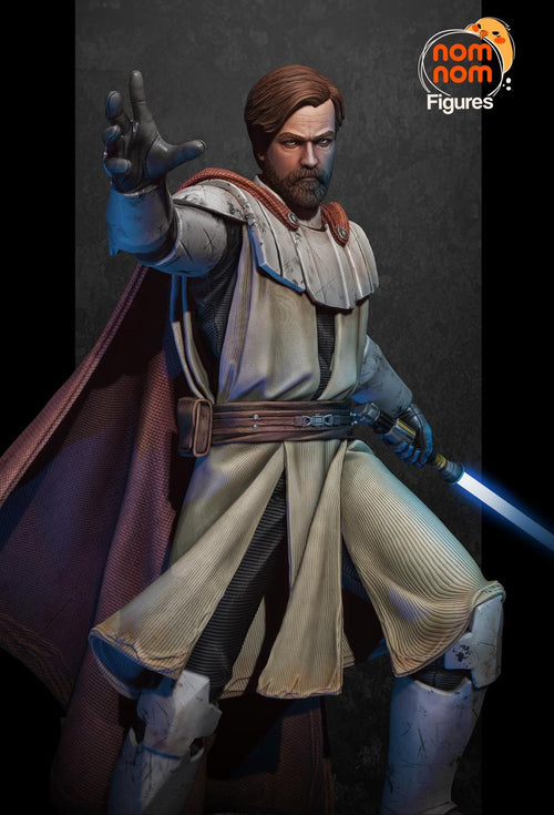 1/10 Scale Obi-Wan Kenobi (Clone Wars Armor) – Unpainted Unassembled Garage Kit