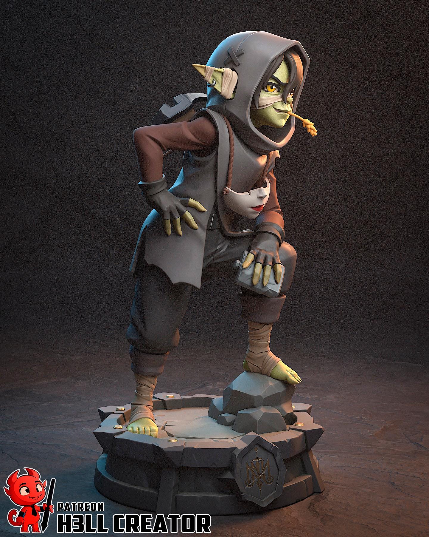 Nott the Brave Resin Statue | 16k Ultra-High Resolution | Mighty Nein Collector’s Piece | Hand-Painted  Display