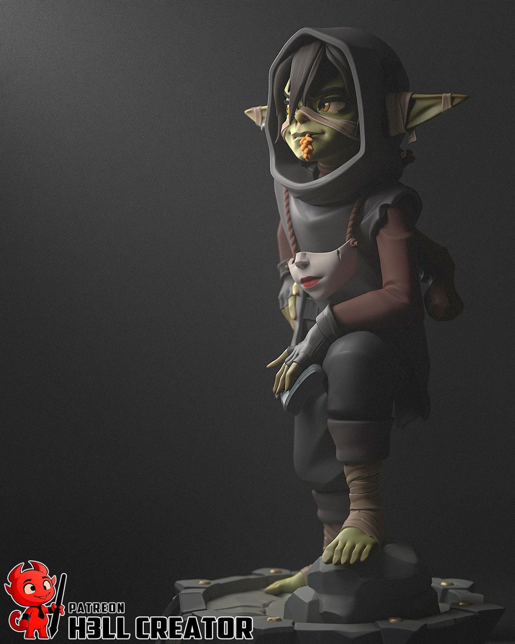 Nott the Brave Resin Statue | 16k Ultra-High Resolution | Mighty Nein Collector’s Piece | Hand-Painted  Display