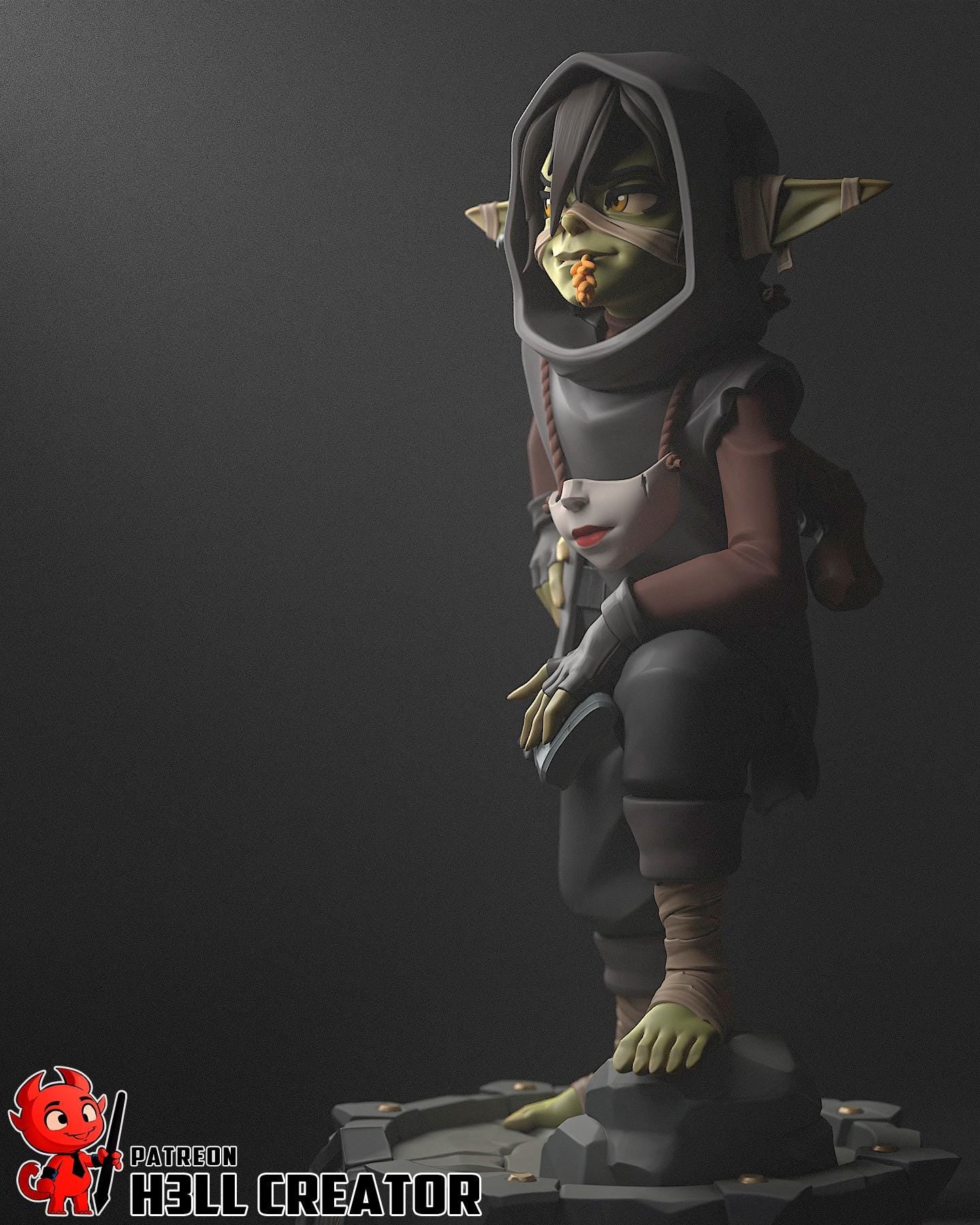 Nott the Brave Resin Statue | 16k Ultra-High Resolution | Mighty Nein Collector’s Piece | Hand-Painted  Display