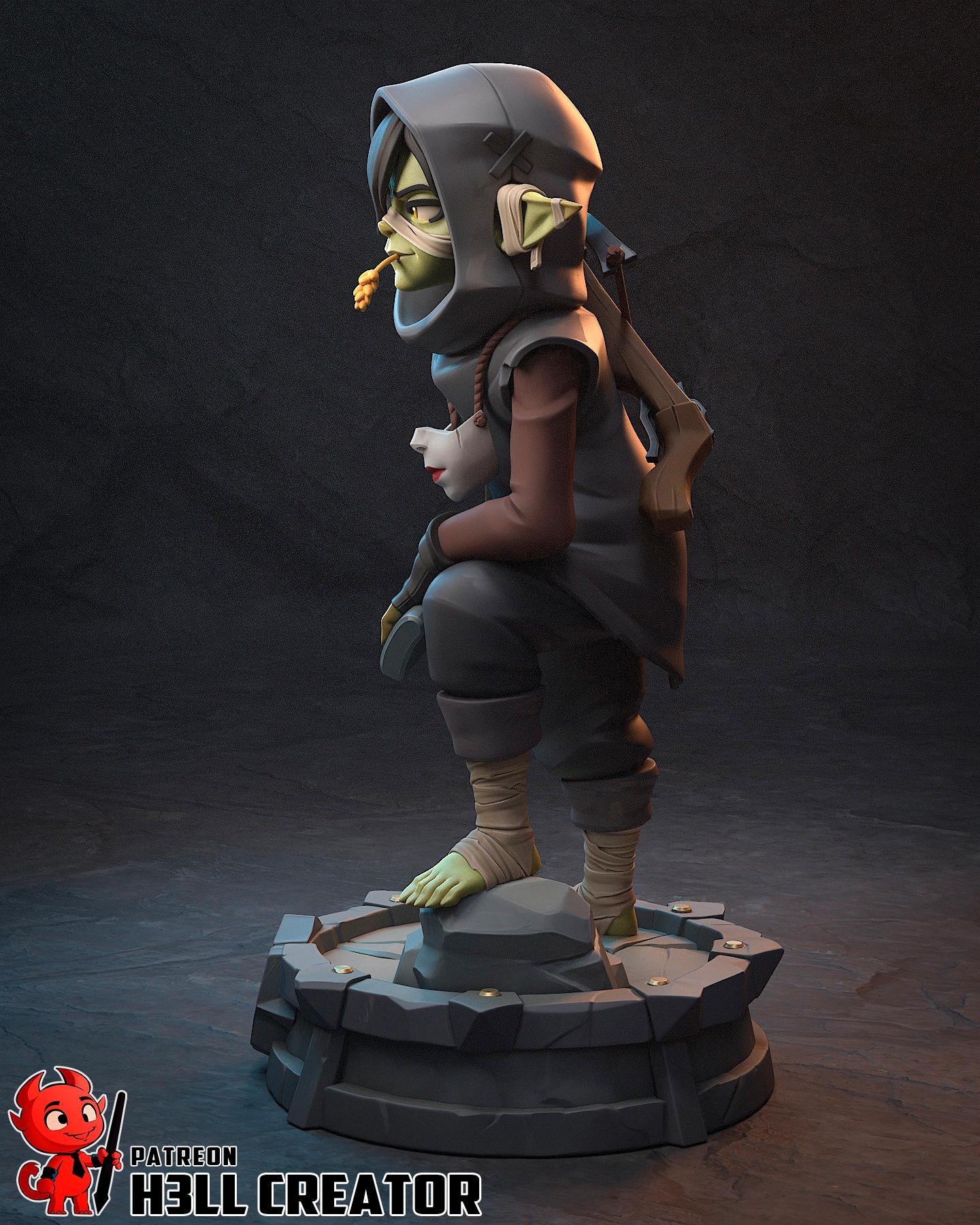 Nott the Brave Resin Statue | 16k Ultra-High Resolution | Mighty Nein Collector’s Piece | Hand-Painted  Display