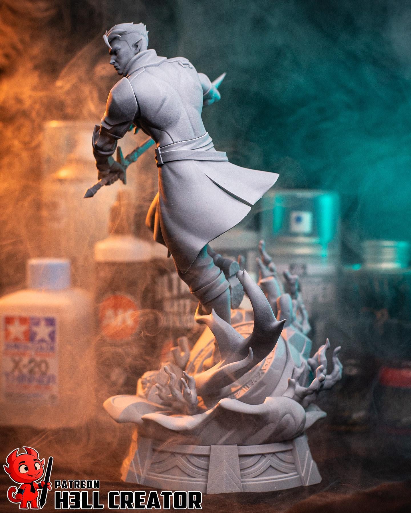Fjord Resin Statue | Mighty Nein Collector's Piece | Hand-Painted Display