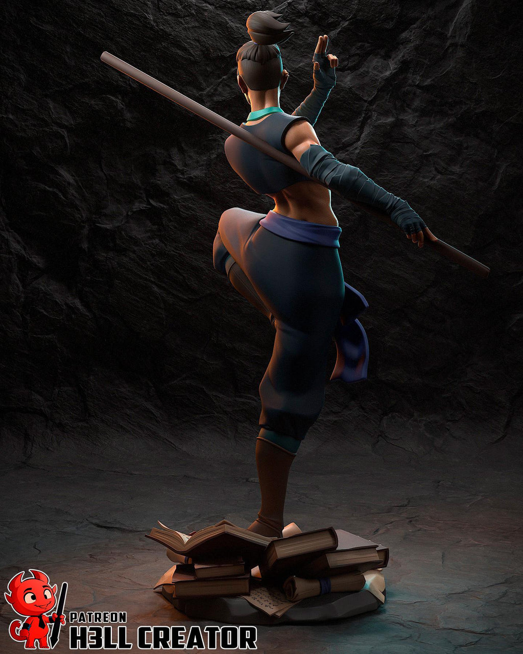 Beauregard Resin Statue | 16k Ultra-High Resolution | Mighty Nein Collector’s Piece | Hand-Painted & Professional Display