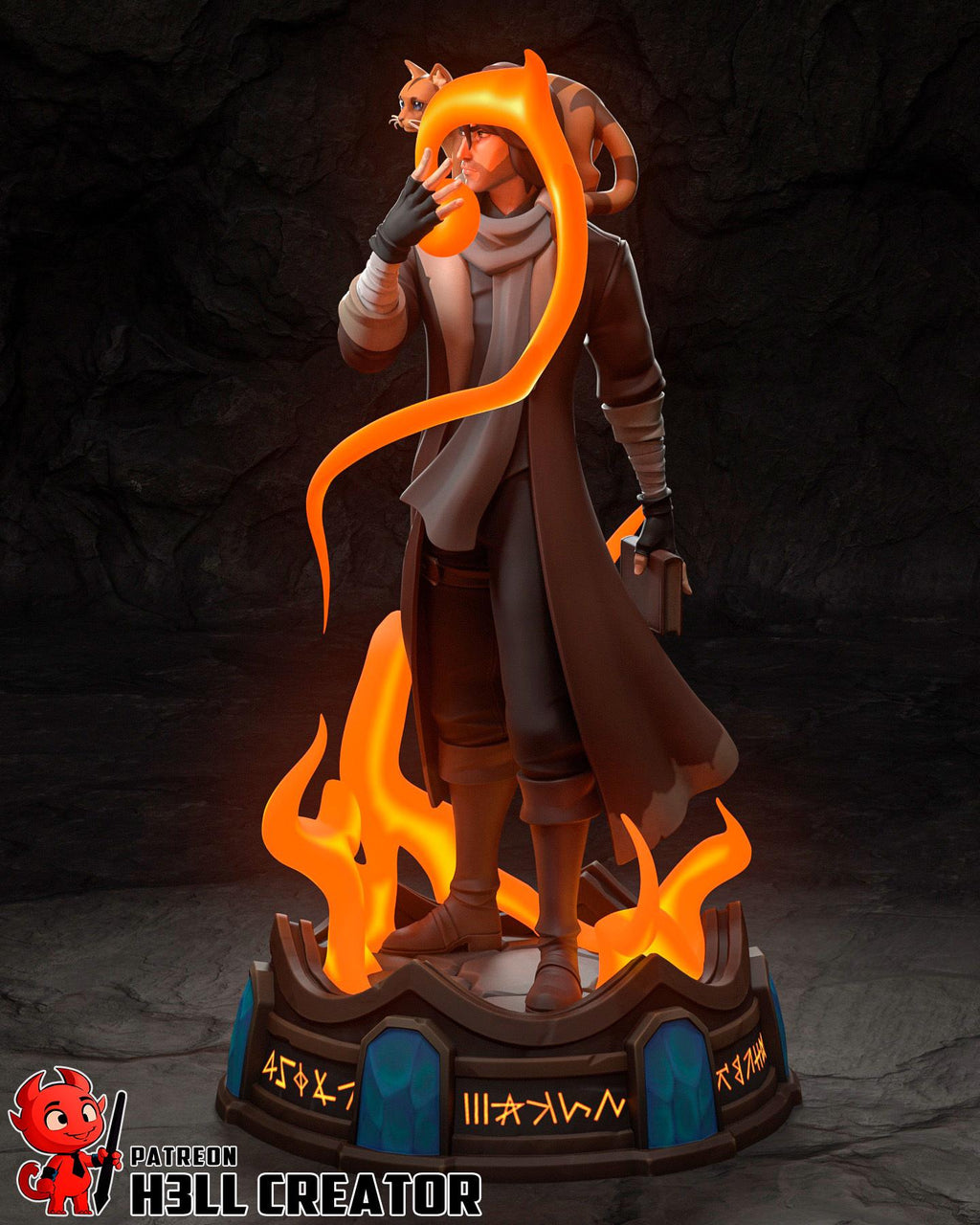 Caleb Resin Statue | 16k Ultra-High Resolution | Mighty Nein Collector’s Piece | Hand-Painted & Professional Display