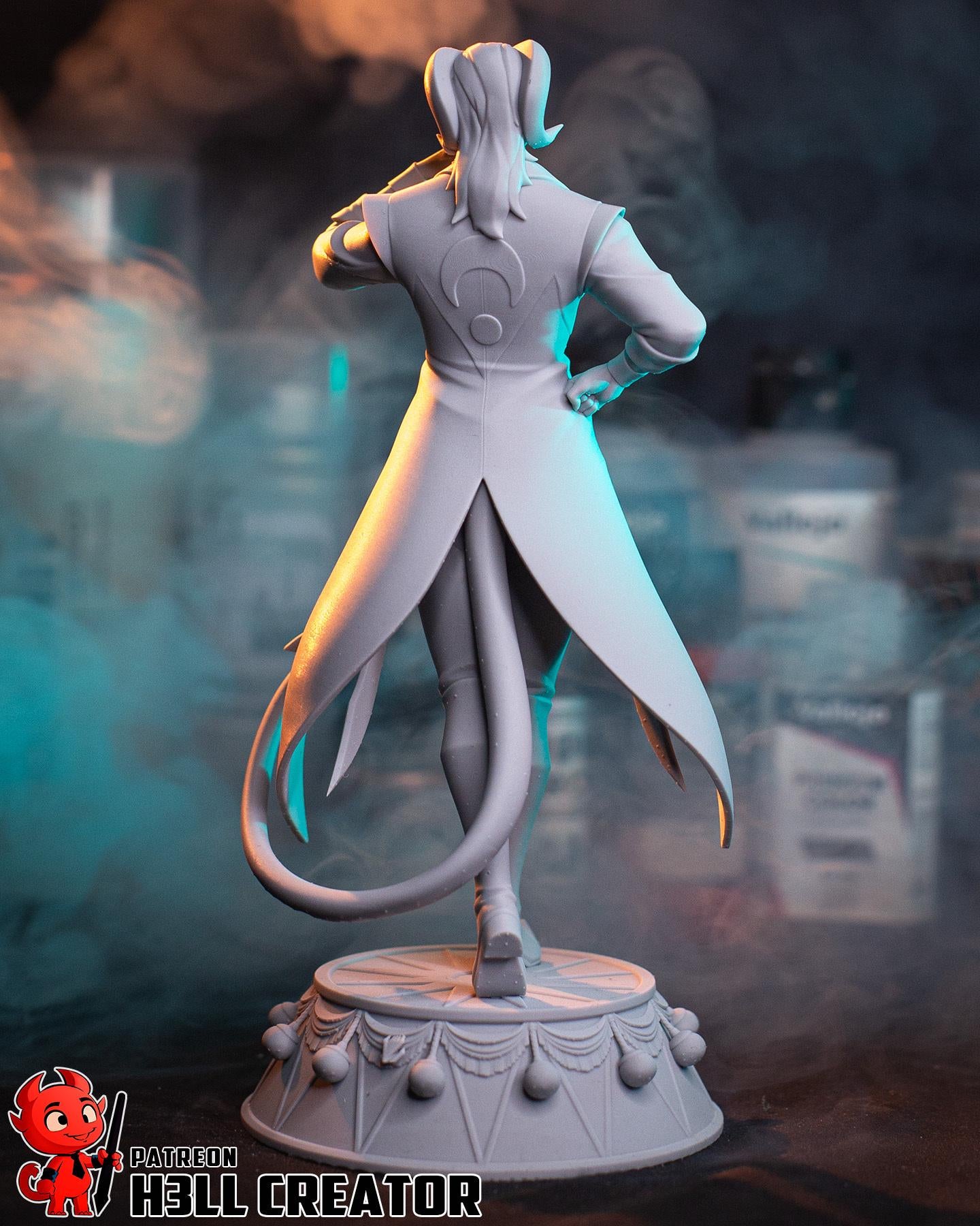 Mollymauk Resin Statue | 16k Ultra-High Resolution | Mighty Nein Collector’s Piece | Hand-Painted & Professional Display