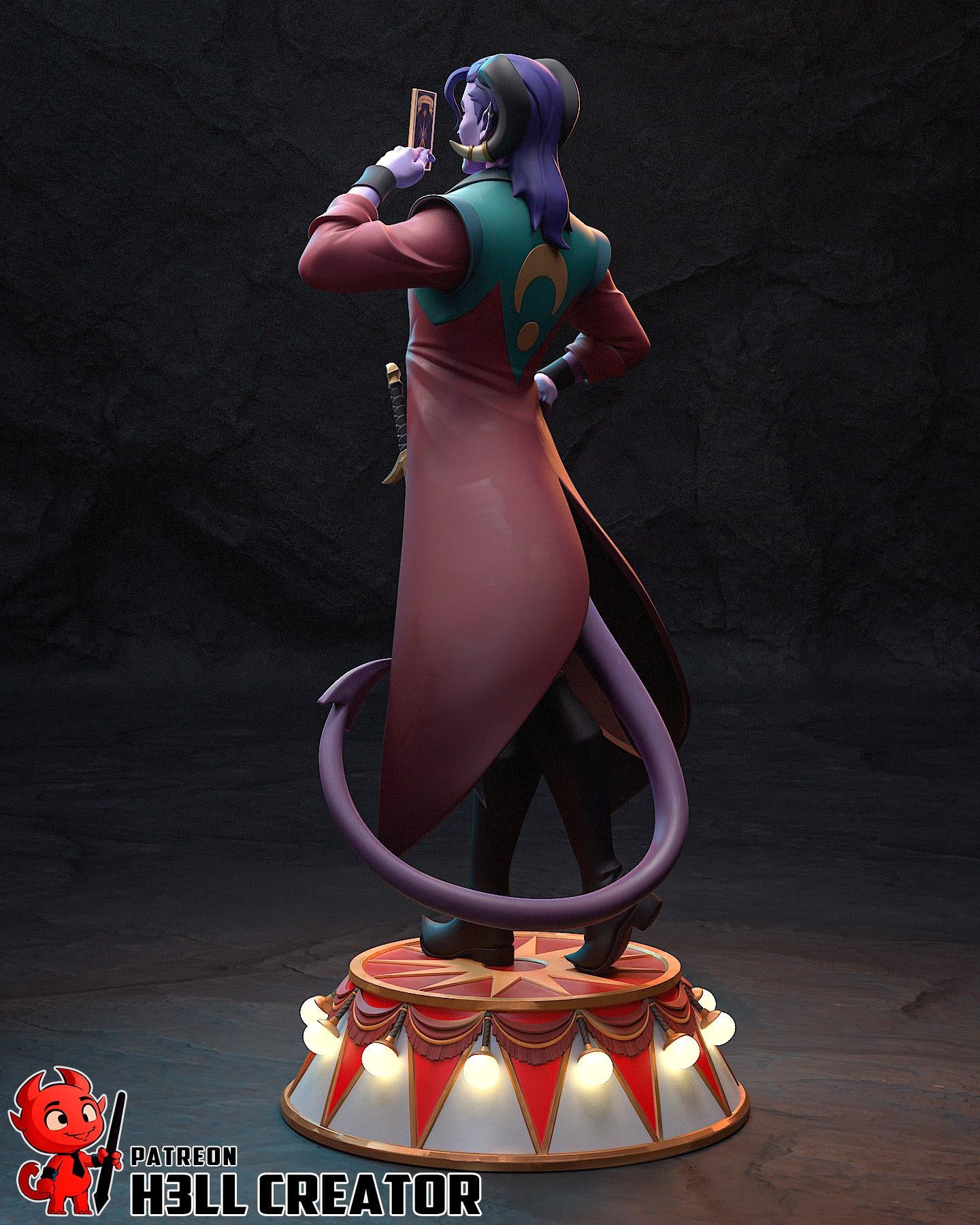 Mollymauk Resin Statue | 16k Ultra-High Resolution | Mighty Nein Collector’s Piece | Hand-Painted & Professional Display