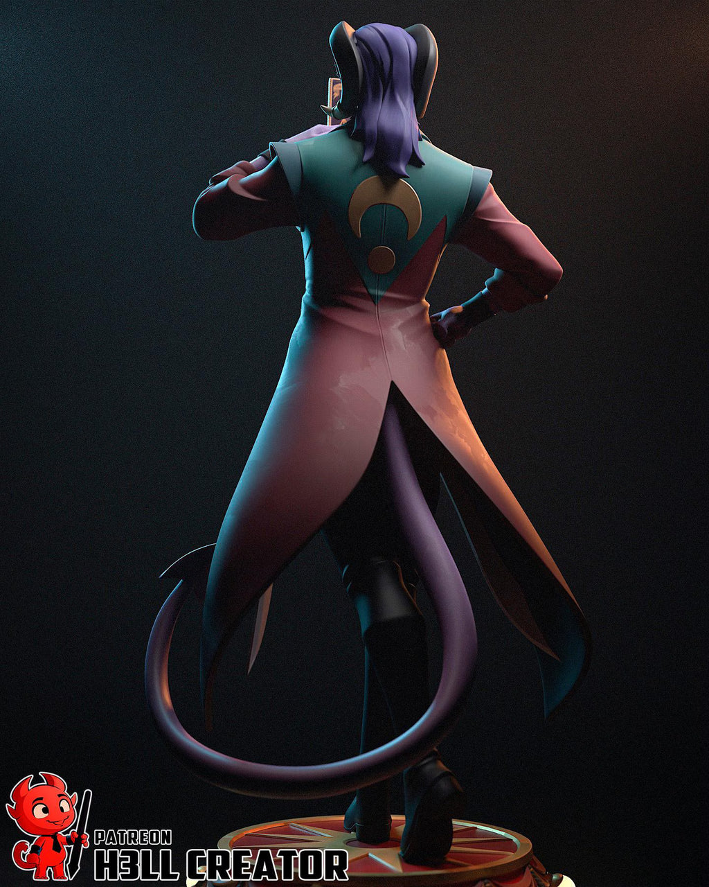 Mollymauk Resin Statue | 16k Ultra-High Resolution | Mighty Nein Collector’s Piece | Hand-Painted & Professional Display