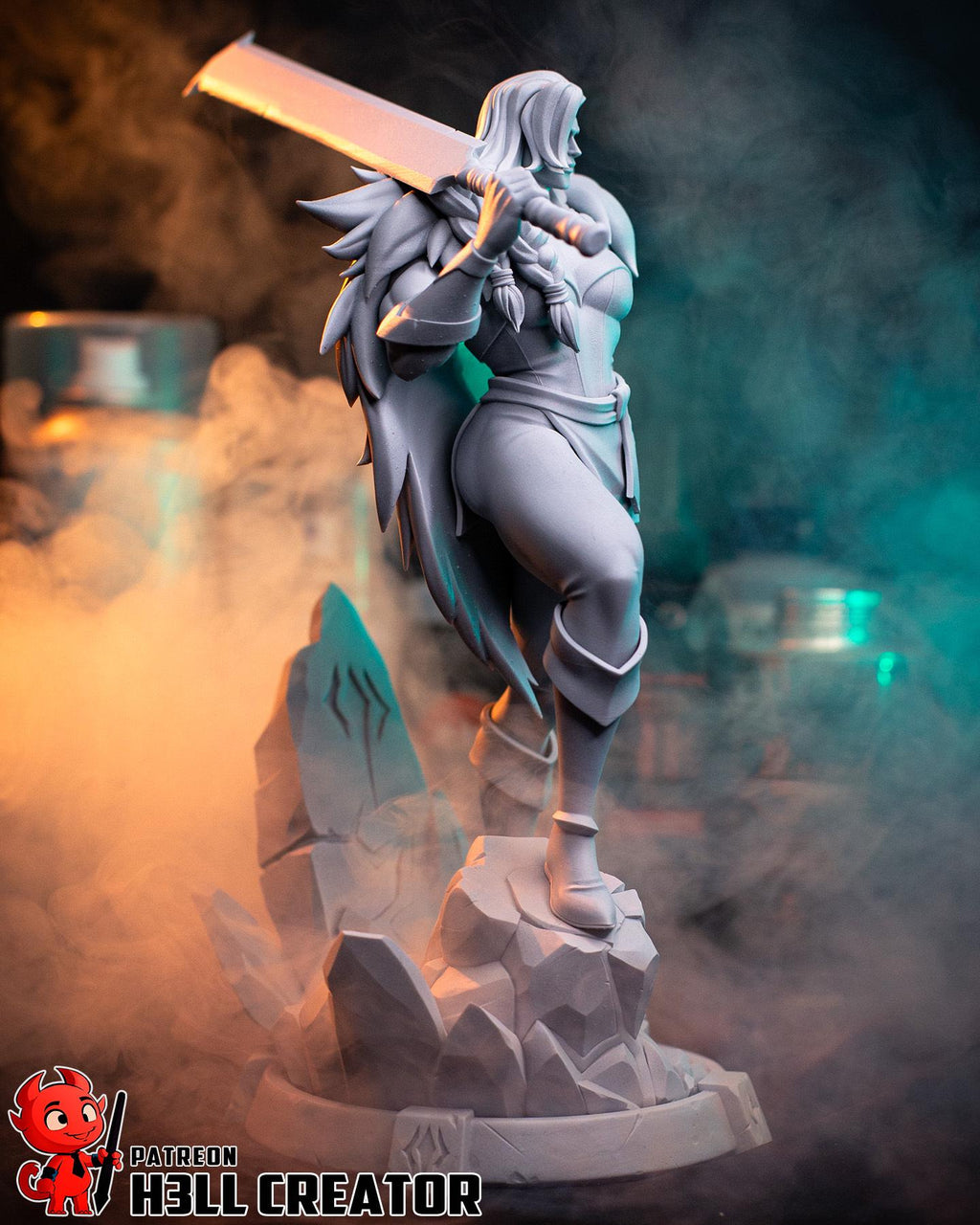 Yasha Resin Statue | 16k Ultra-High Resolution | Mighty Nein Collector’s Piece | Hand-Painted & Professional Display