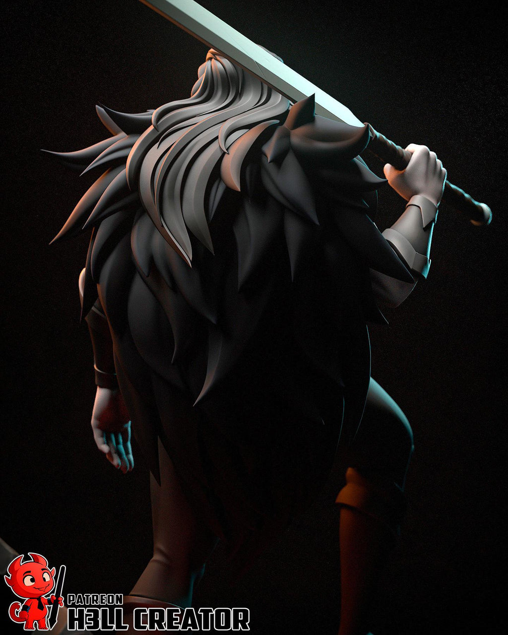 Yasha Resin Statue | 16k Ultra-High Resolution | Mighty Nein Collector’s Piece | Hand-Painted & Professional Display