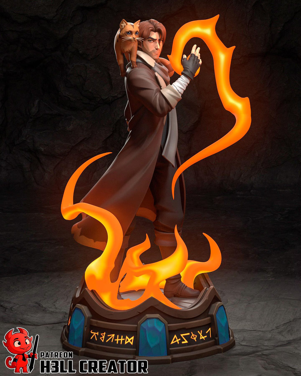 Mighty Nein Character Statues | 16k Resin Collector's Display Pieces (Masterwork Painted)