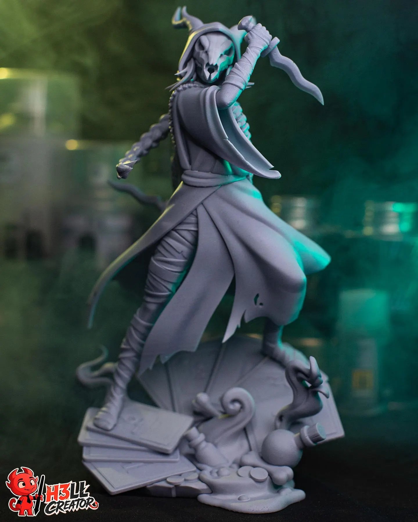 The Silent-High-Detail Resin Statue-  1:10 Scale Fantasy Miniature