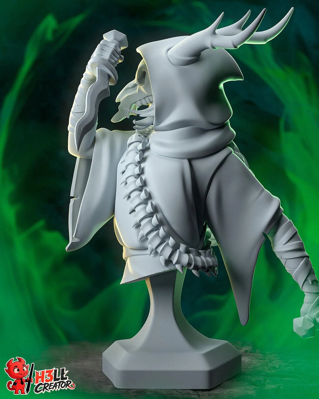 The Silent-High-Detail Resin Statue-  1:10 Scale Fantasy Miniature