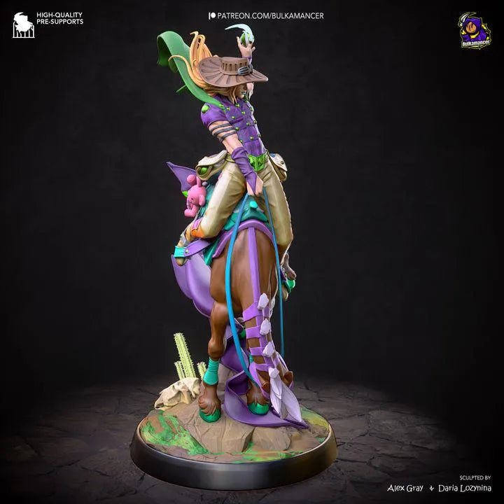 Gyro Zeppeli 385mm Statue | Bulkamancer JoJo Steel Ball Run Resin Model Kit Made to Order