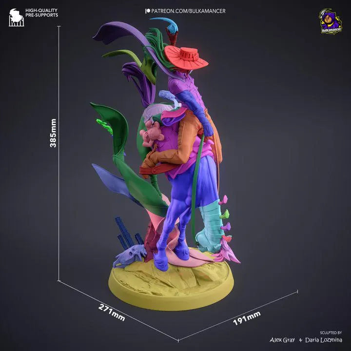 Gyro Zeppeli 385mm Statue | Bulkamancer JoJo Steel Ball Run Resin Model Kit Made to Order
