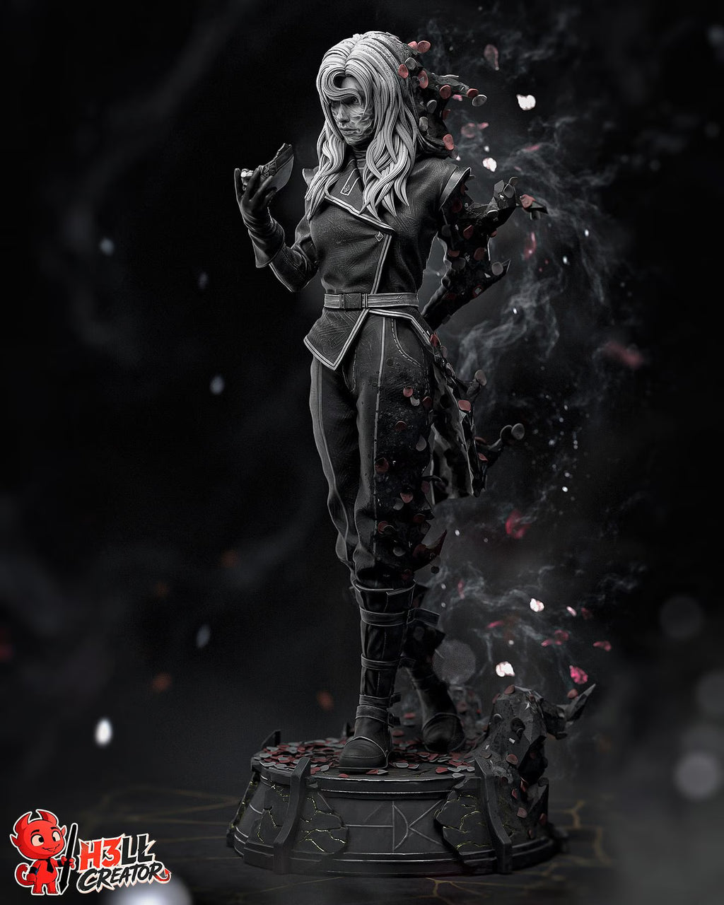 Alicia Statue & Bust- High-Detail Resin Collectible – 1:10 Scale Fantasy Art
