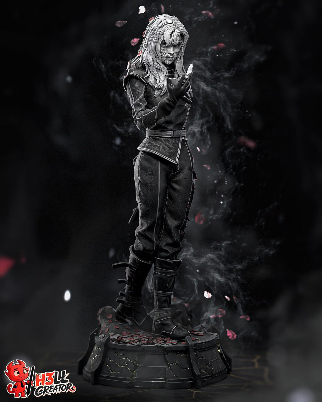 Alicia Statue & Bust- High-Detail Resin Collectible – 1:10 Scale Fantasy Art