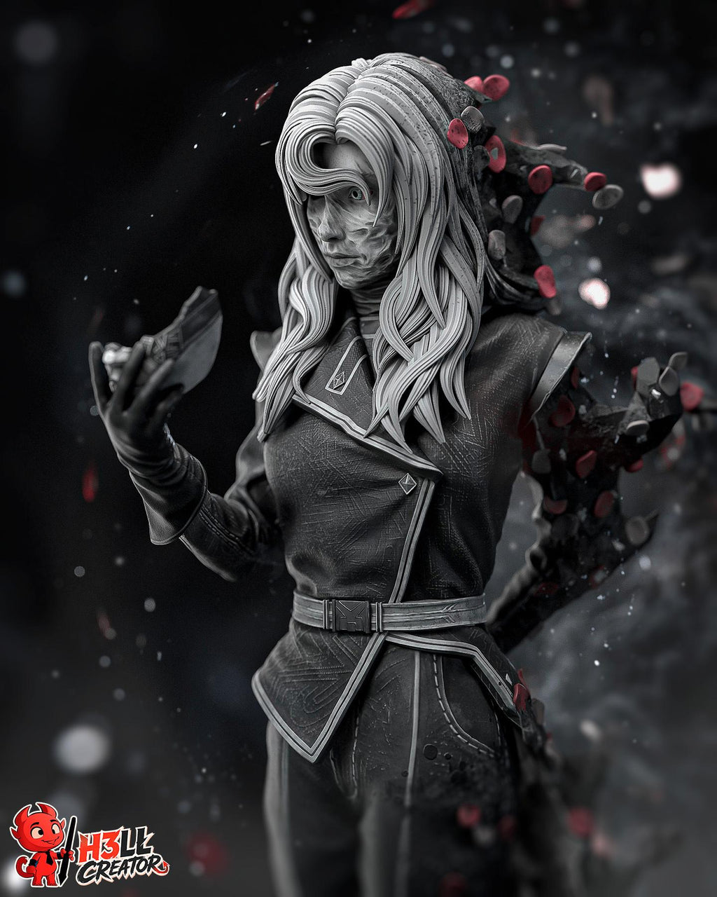 Alicia Statue & Bust- High-Detail Resin Collectible – 1:10 Scale Fantasy Art