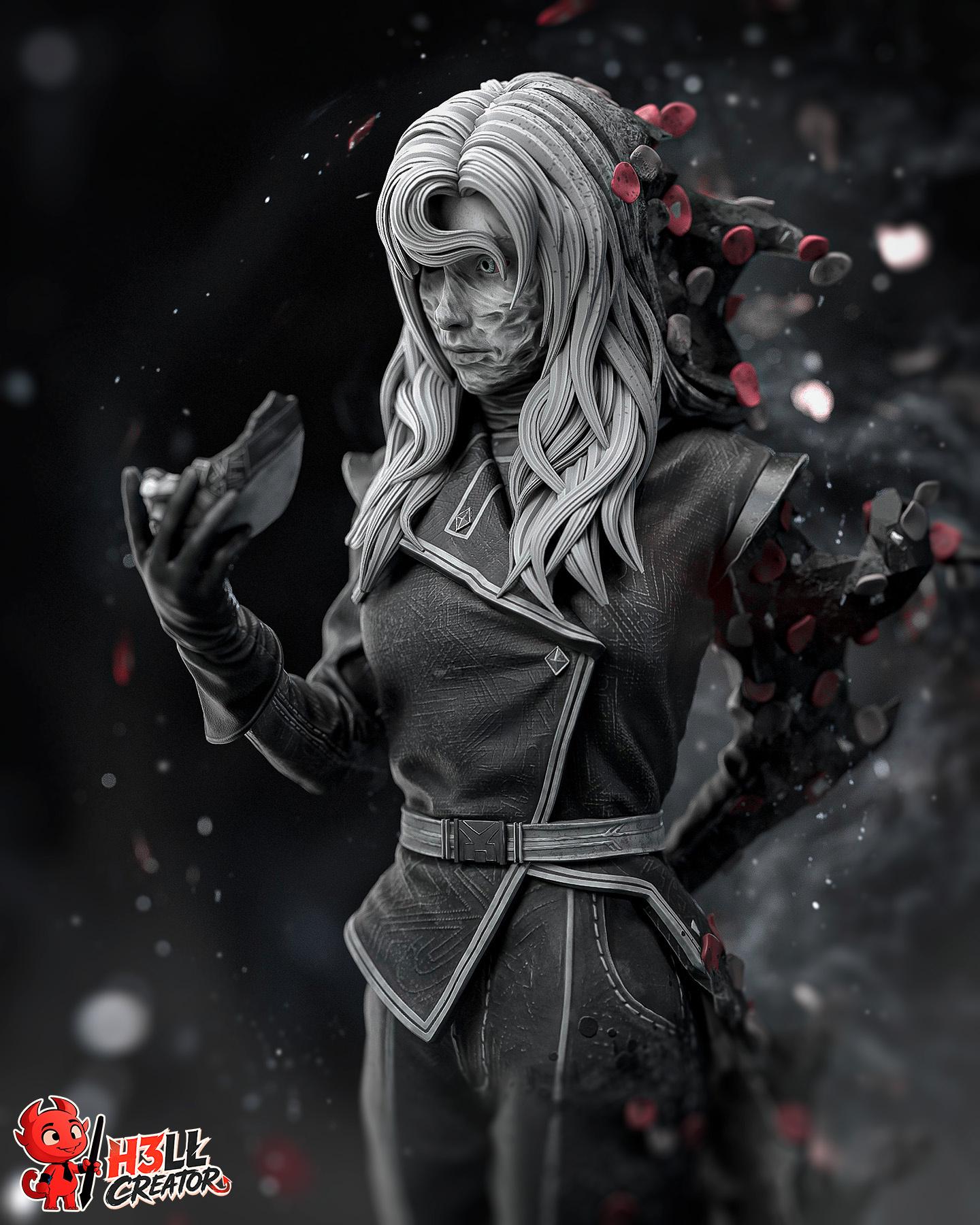 Alicia Statue & Bust- High-Detail Resin Collectible – 1:10 Scale Fantasy Art