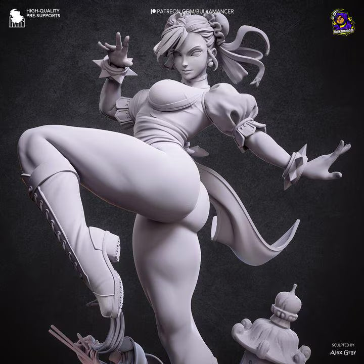 Chun-Li "Spring Beauty" – Premium Resin Statue-  1:10 Scale Gaming Collectible