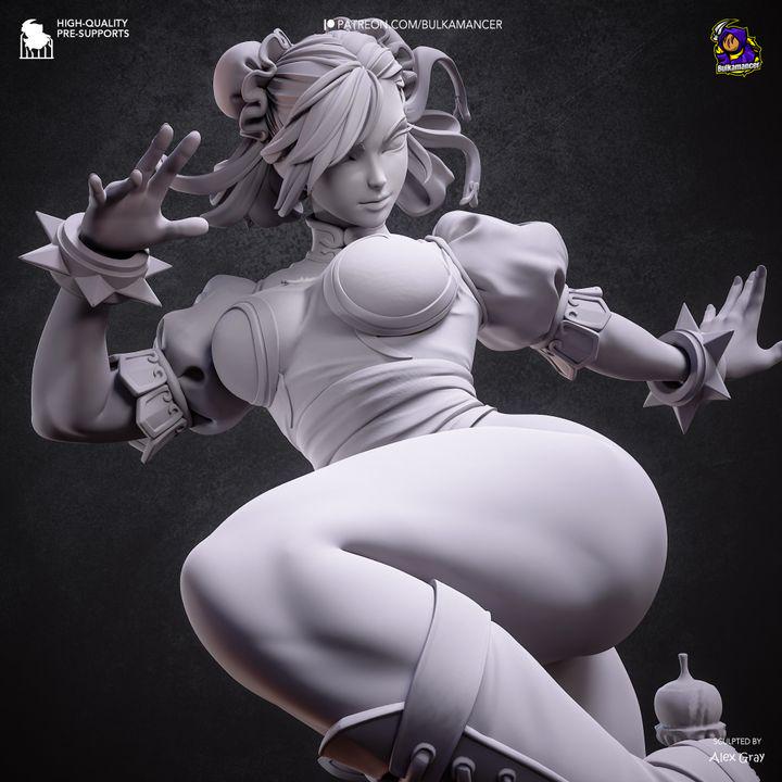 Chun-Li "Spring Beauty" – Premium Resin Statue-  1:10 Scale Gaming Collectible