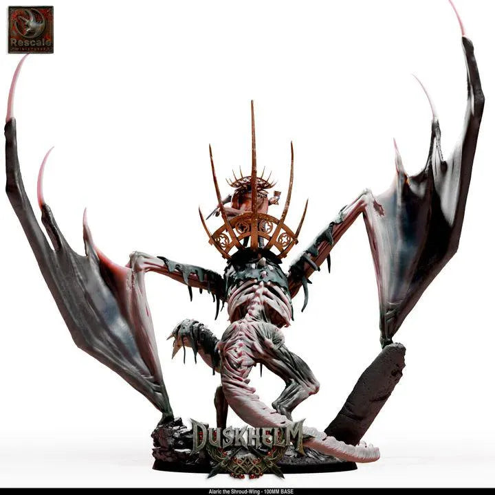 Nightwing Mourner Alaric The Shroud-Wing: The Complete Collection – 40mm Hero & 100mm Dragon Centerpiece