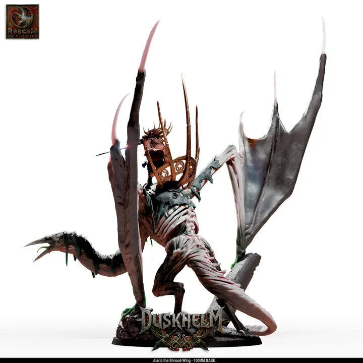 Nightwing Mourner Alaric The Shroud-Wing: The Complete Collection – 40mm Hero & 100mm Dragon Centerpiece