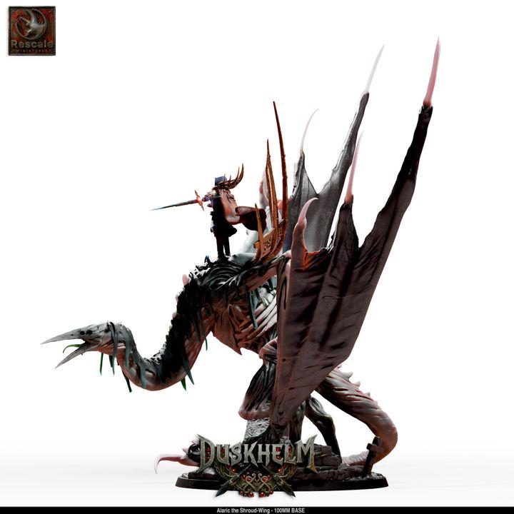 Nightwing Mourner Alaric The Shroud-Wing: The Complete Collection – 40mm Hero & 100mm Dragon Centerpiece