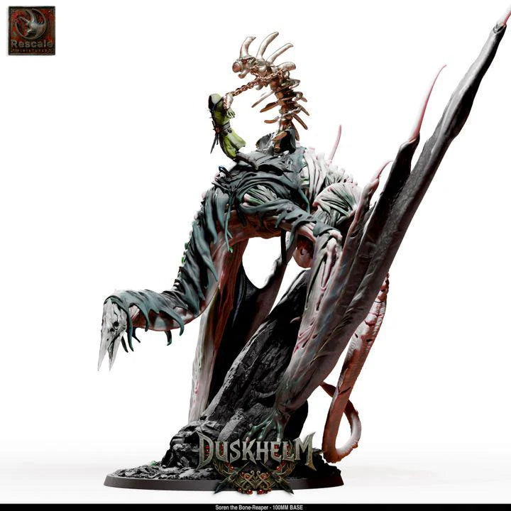 Nightwing Mourners: Soren the Bone-Reaper – 40mm Hero & 100mm Centerpiece