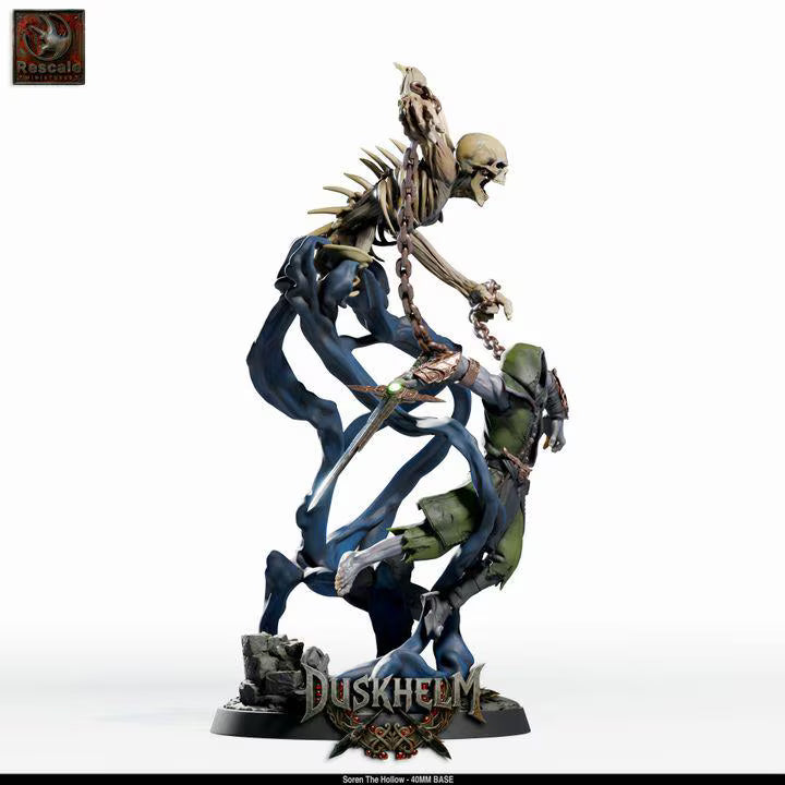Nightwing Mourners: Soren the Bone-Reaper – 40mm Hero & 100mm Centerpiece