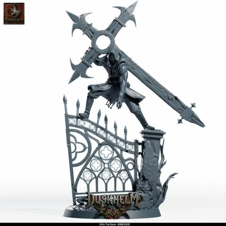 Nightwing Mourners: Ulfric the Cross-Warden – 40mm Hero & 100mm Centerpiece