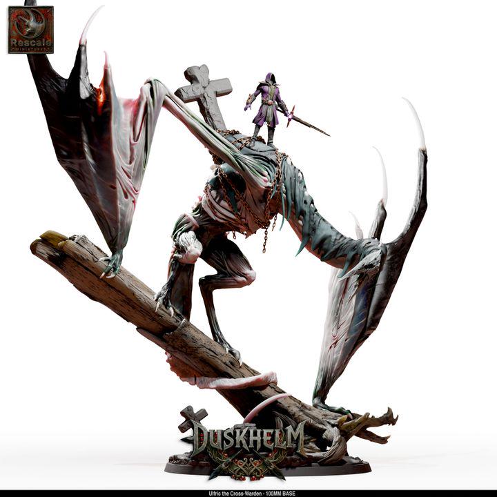 Nightwing Mourners: Ulfric the Cross-Warden – 40mm Hero & 100mm Centerpiece