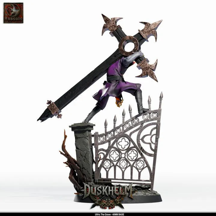 Nightwing Mourners: Ulfric the Cross-Warden – 40mm Hero & 100mm Centerpiece