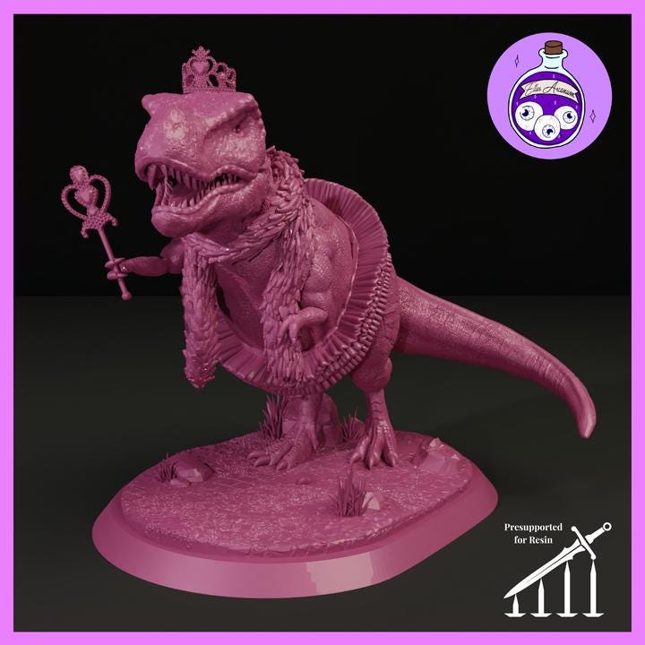 The Crowned Predator- Big Tina – Dungeon Crawler Carl 1:10 Scale