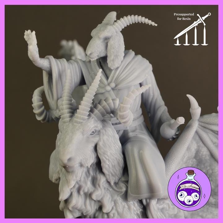 Prepotente & Bianca- The Divine Duo – Dungeon Crawler Carl Miniature 1:10 Scale