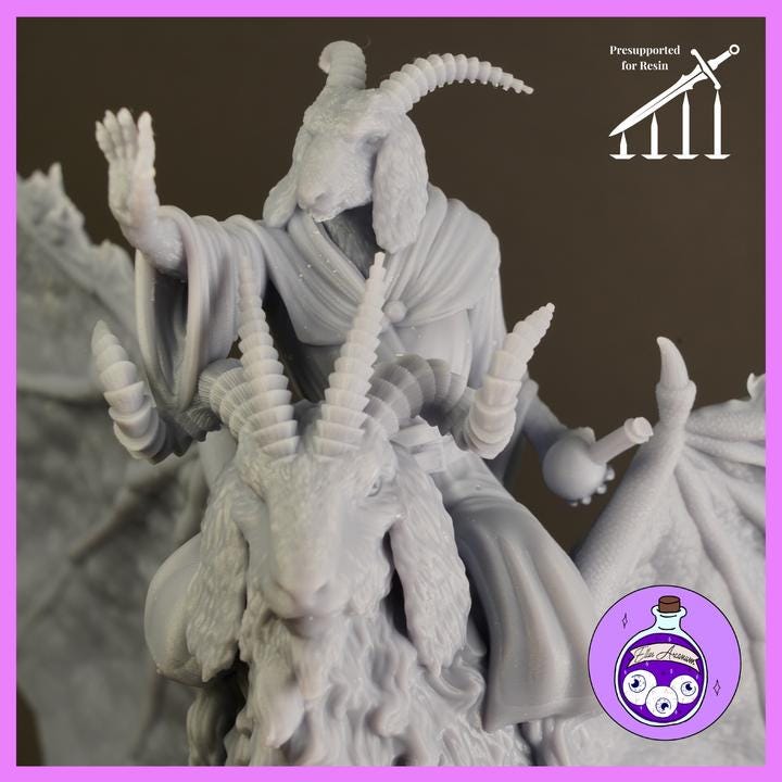 Prepotente & Bianca- The Divine Duo – Dungeon Crawler Carl Miniature 1:10 Scale