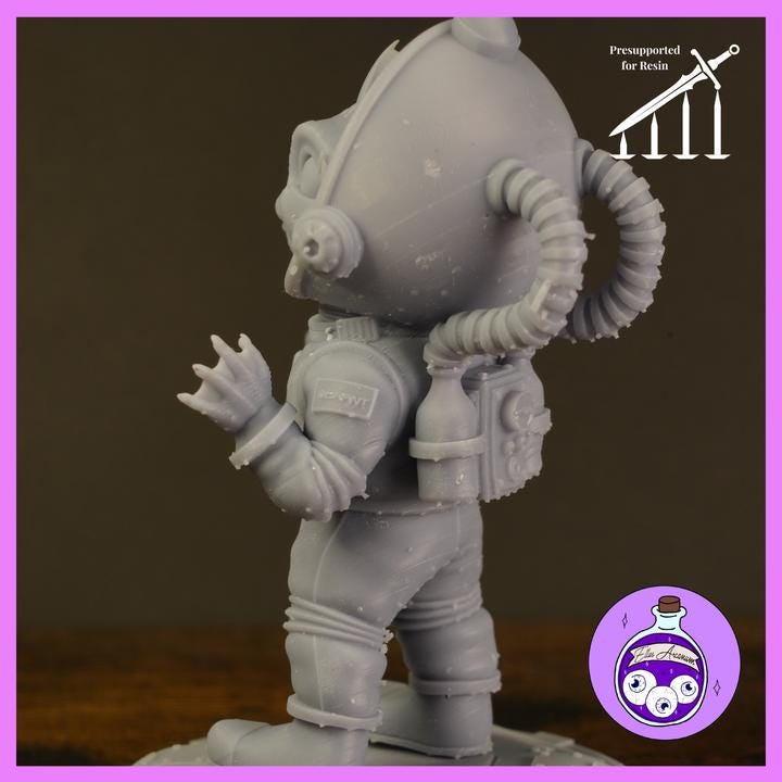 Zev: The Dungeon’s Most Diligent Administrator – 4-Inch Statue