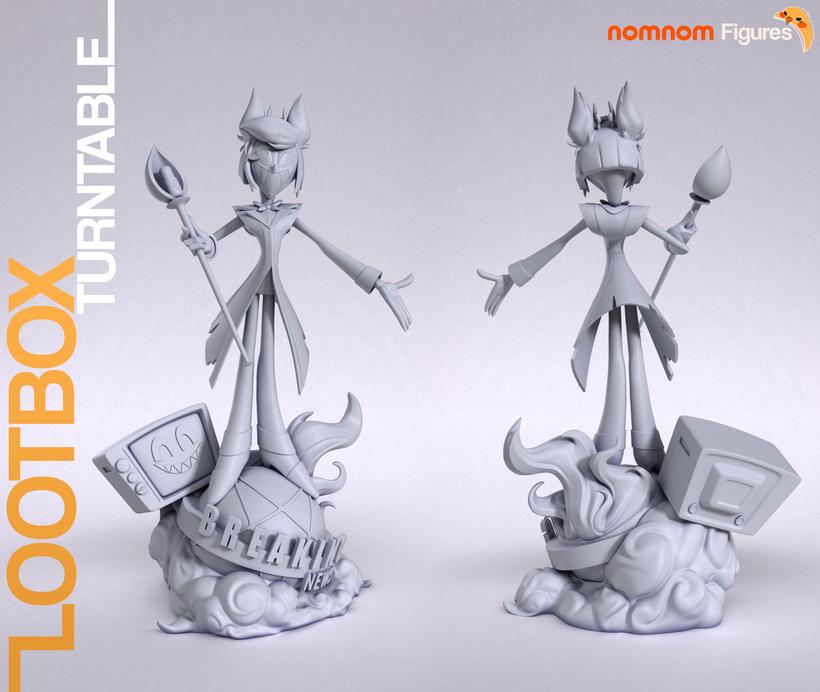 Alastor: Radio Demon Display Statue